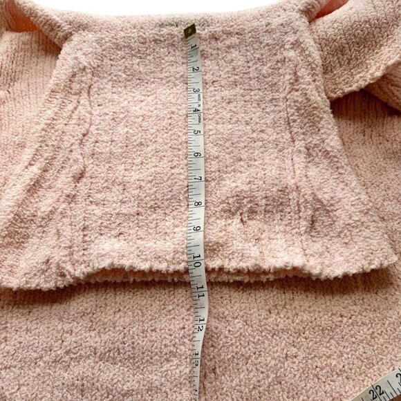 SML Sport Cozy Pink Women's Long Sleeve Oversized Pullover Sweater Size Medium - Picture 4 of 8